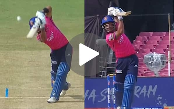 [Watch] Dhruv Jurel Oozes Class In UP T20 League With An Audacious Straight-Bat Six 